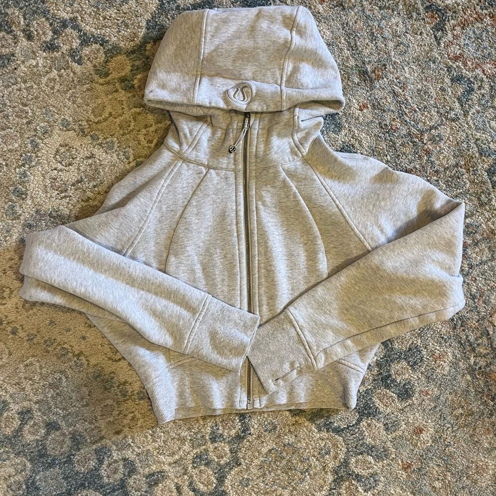 Lululemon cropped scuba zip up